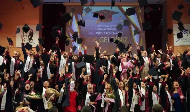 KBÜ'de mezuniyet coşkusu sürüyor