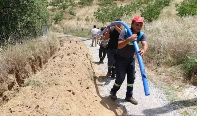 Poyraz Mahallesine sağlıklı ve kesintisiz içme suyu hattı
