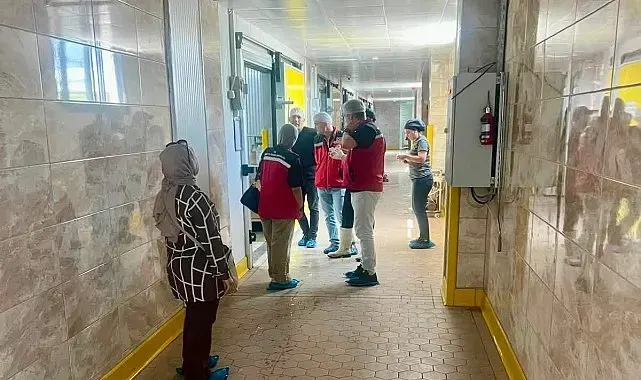 Hatay'da süt işleme tesisinde gıda güvenliği denetimi yapıldı