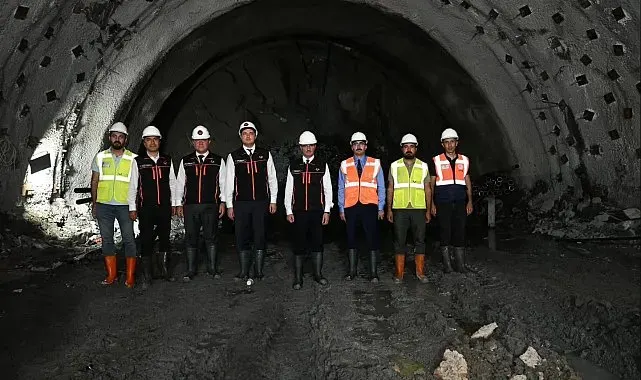 Çirişli Tüneli'nde kazı ve destek çalışmalarında yüzde 60, nihai beton çalışmalarında ise yüzde 49 seviyesine ulaşıldı