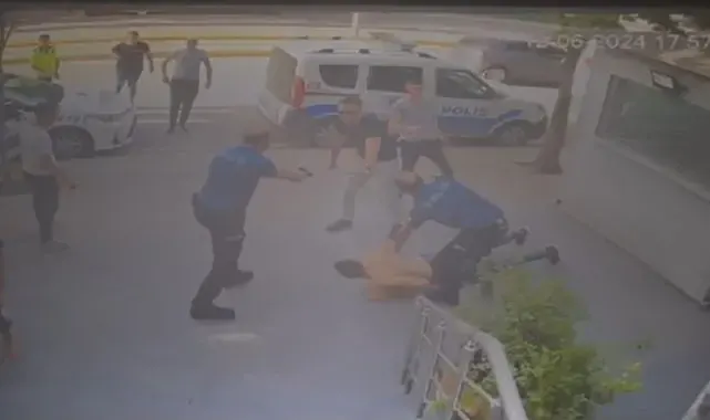 Polis noktasına darp etmeye gelen şüpheliler anında müdahale