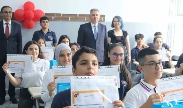 Şehidin adının verildiği okulda karne töreni gerçekleşti