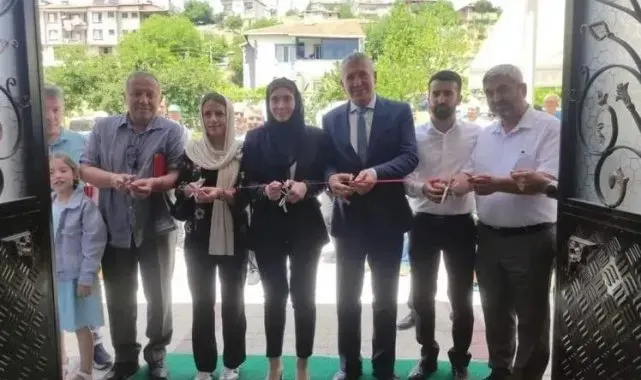 Harmancık'ta Hacı Abdullah Özden Camii açıldı