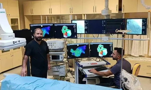 Van'da kalp çarpıntısı ilk kez 'üç boyutlu haritalama' ile tedavi edildi