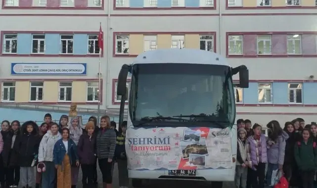 Simav'da 590 öğrenci Kütahya ve ilçelerindeki tarihi yerleri tanıdı