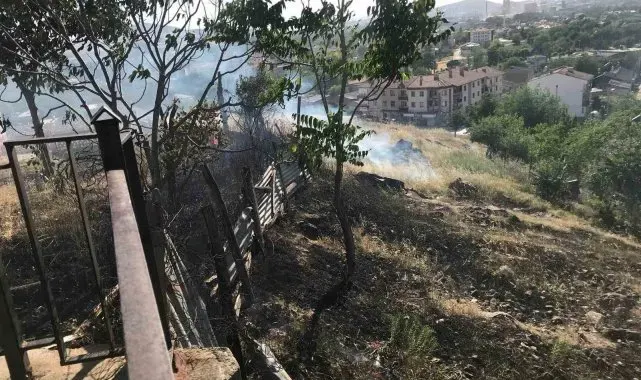 Elazığ'da korkutan yangın