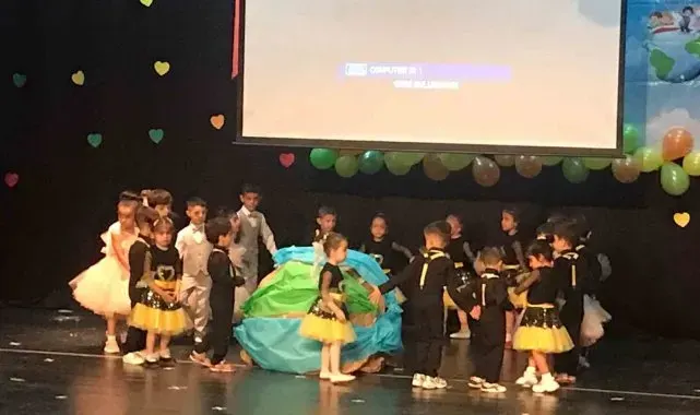 Miniklerden Gazze gösterisi