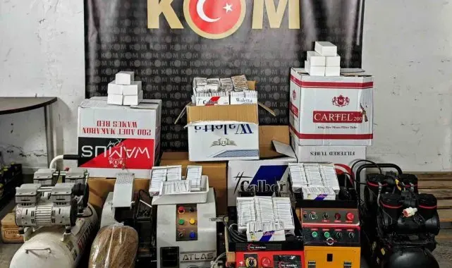 Bilecik'te kaçakçılara yönelik operasyon çok sayıda ürün ele geçirildi
