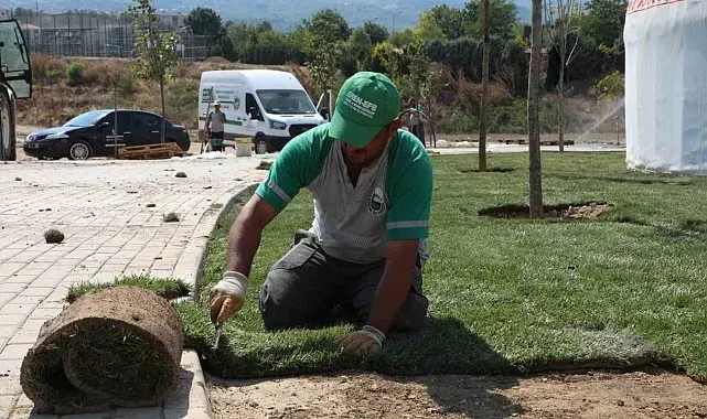 Dostum kamp alanında çalışmalar sürüyor
