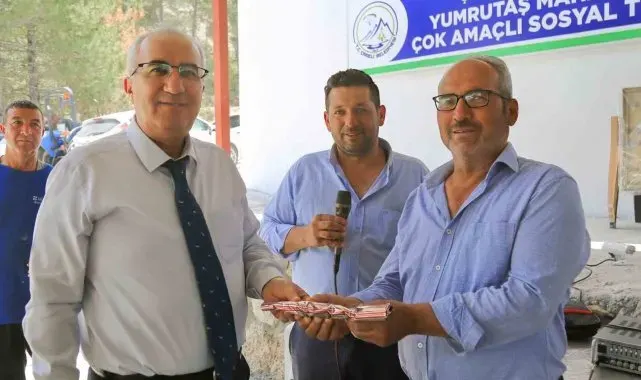 Çameli Belediyesi Yumrutaş Mahallesine çok amaçlı sosyal tesis kazandırdı
