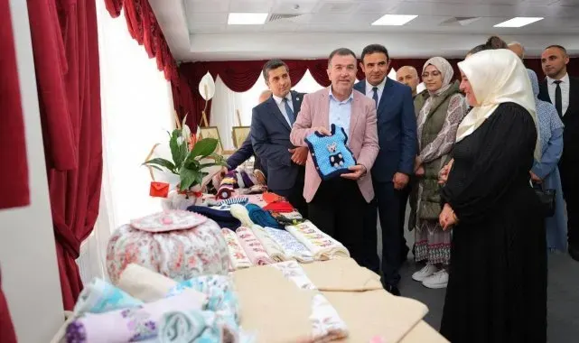 Aydıntepe'de kadınlar sergi heyecanı yaşadı