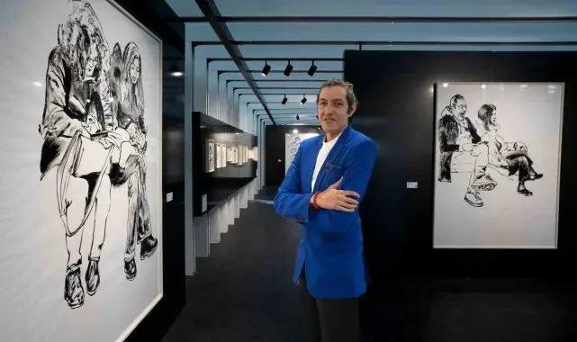 İGA ART Galeri'de Venezuelalı sanatçının "İstanbullular" sergisi açıldı