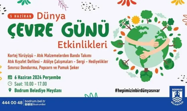 Bodrum'da Dünya Çevre Günü etkinlikleri