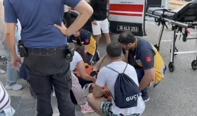 Bursa'da motosiklet kazaları peş peşe geldi, 2 sürücü yaralandı