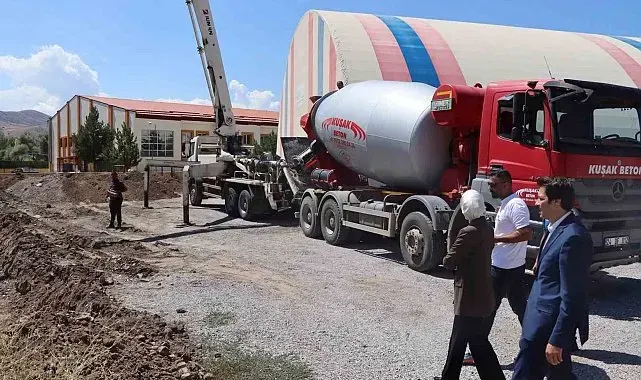 Tercan'da yapılacak kreş binasının temeli atıldı