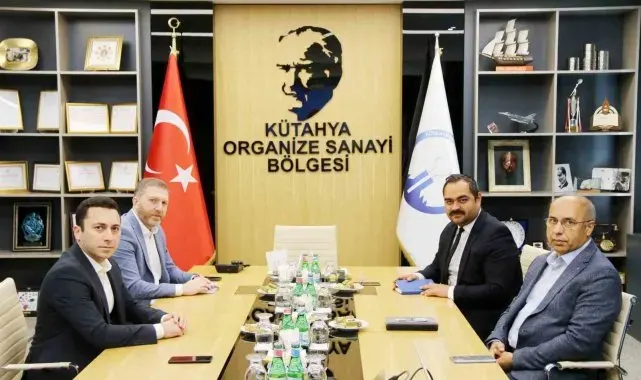 Azerbaycan'ın ticaret temsilcileri Kütahya OSB'yi ziyaret etti
