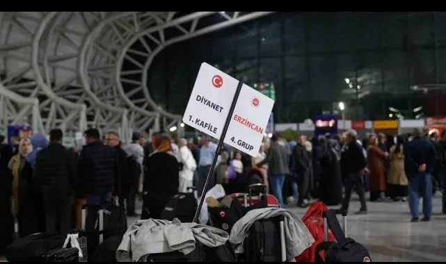 Erzincan'dan hac kafilesi dualarla uğurlandı