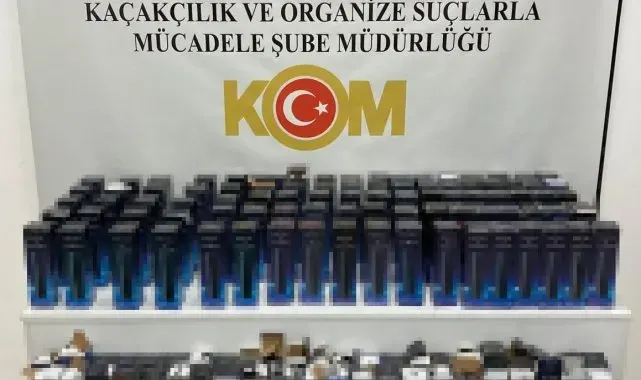 Samsun'da 210 adet gümrük kaçağı elektronik termos ele geçirildi