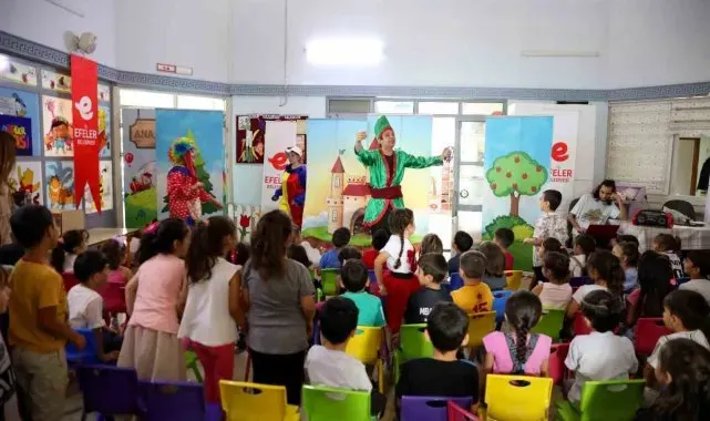 Efeler'in yeni oyunu "Macera Ormanı" çocuklarla buluştu
