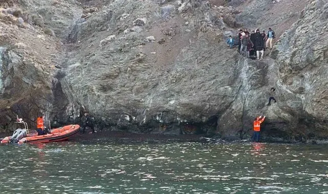 Datça'da karada 7 düzensiz göçmen yakalandı