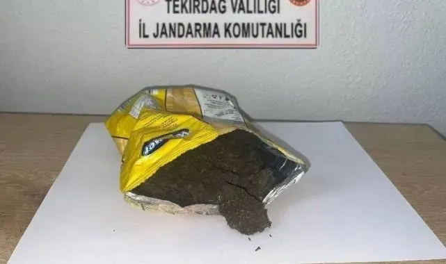 Tekirdağ'da tabanca ve uyuşturucu ele geçirildi
