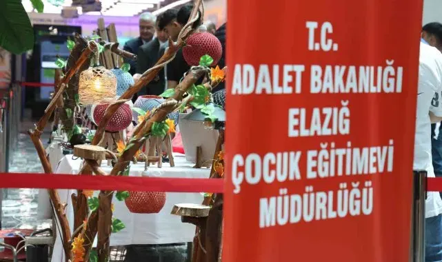 İnfaz koruma memurları öğretti, hükümlü çocuklar sanat eseri üretti