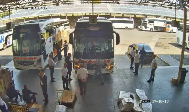 Mersin'deki feci kazada otobüsün Diyarbakır otogarından çıkış görüntüsü ortaya çıktı