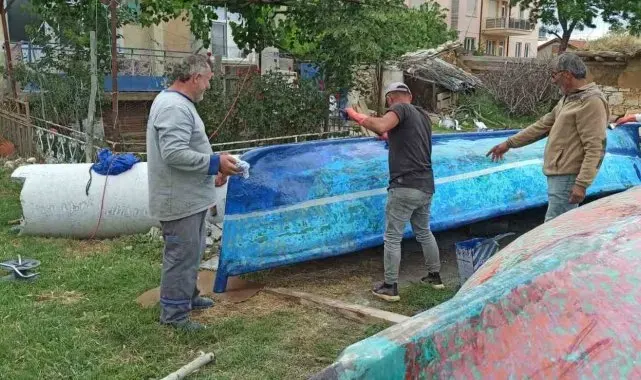 Beyşehir'de tatlı su balığı avcıları yeni sezon hazırlıklarına başladı