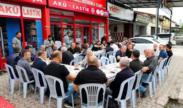 Başkan Ural, sanayi esnafıyla kahvaltıda buluştu
