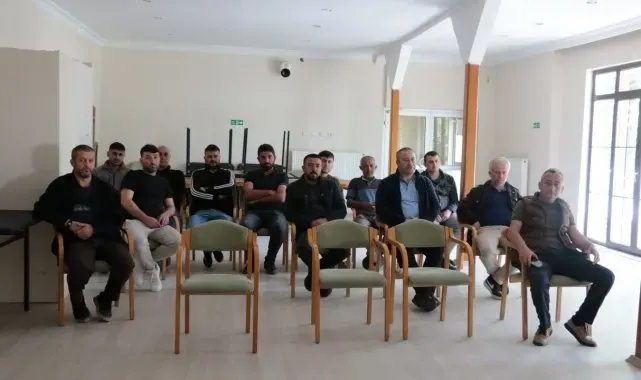 Orman gönüllülerine yangın eğitimi