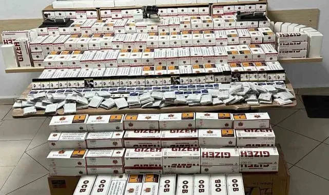 Kastamonu'da on binlerce makaron ele geçirildi