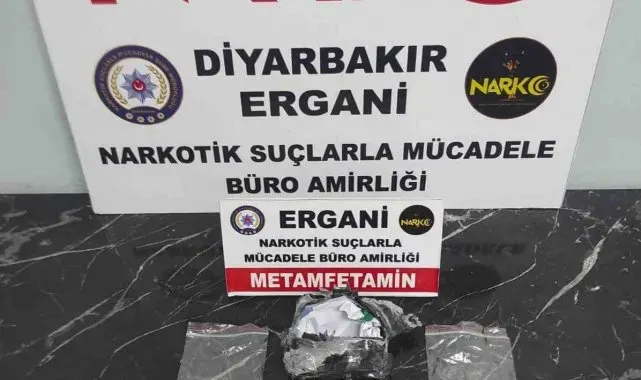 Ergani'de şüpheli şahsın üzerinde uyuşturucu ele geçirildi