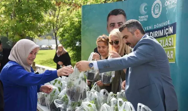 Yıldırım Belediyesi'nden 50 bin fide