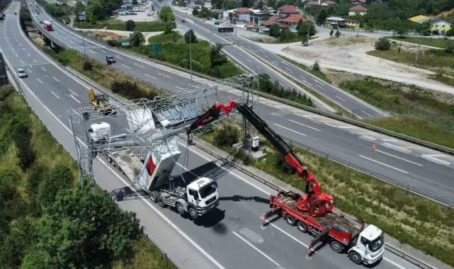 Damperi açık kalınca havada askıda kaldı
