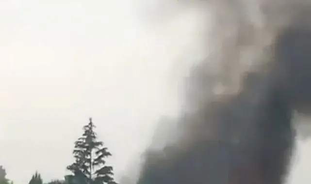 Bursa'da tır alevlere teslim oldu