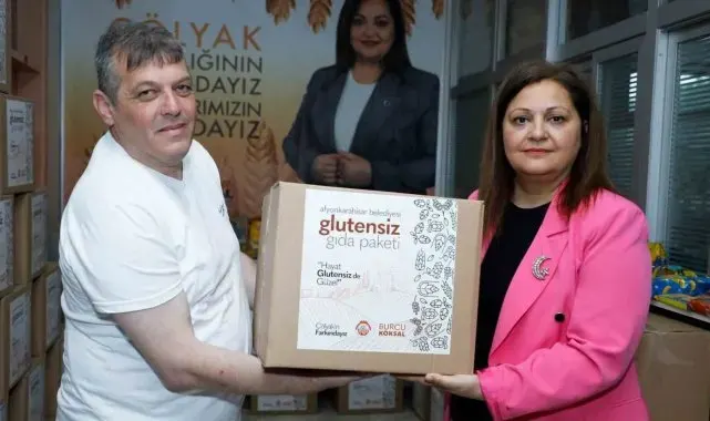 Afyonkarahisar Belediyesi çölyak hastalarını unutmadı