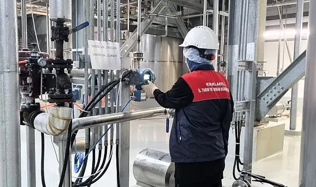 Lüleburgaz'da nişasta bazlı şeker üreten işletmeye denetim