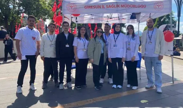Giresun'da vatandaşlar organ bağışı konusunda bilgilendirildi