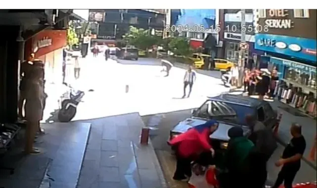 Isparta'da otomobil önce bisikletliye ardından yayaya çarptı
