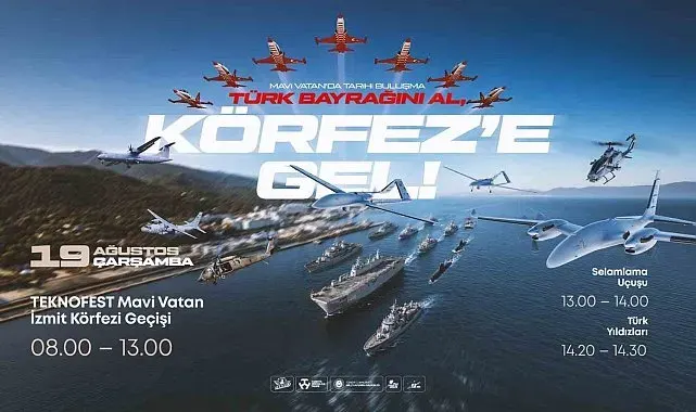 Türk Donanması'nın seçkin platformları ile gökyüzünün yerli ve milli gururları vatandaşları selamlayacak