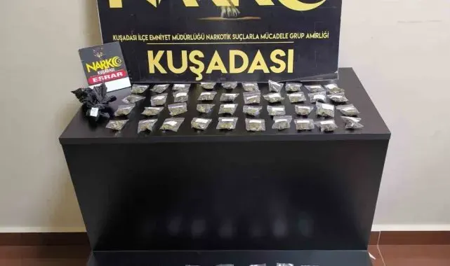 Kuşadası'nda narkotik operasyonu