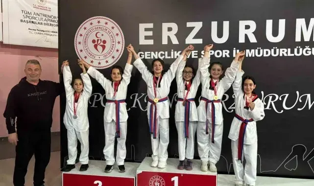 İspirli sporcular bölge Taekwondo müsabakalarına damga vurdu