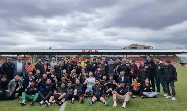 Isparta 1. Amatör Futbol Ligi'nde şampiyon Sütçülerspor oldu