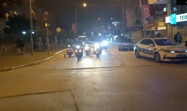 Kuryeler 'Ata Emre' için kornalarını çaldı