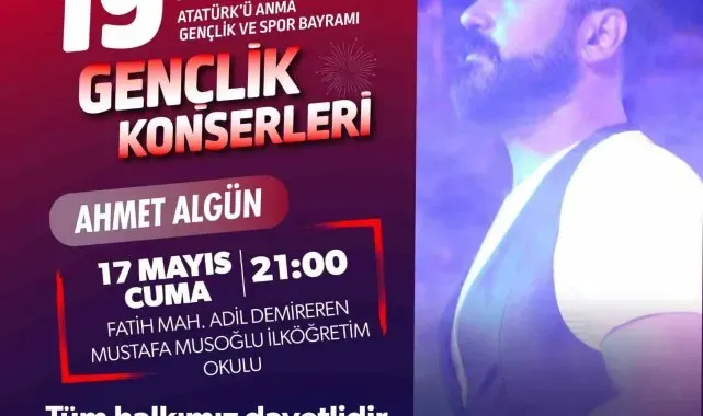 Denizlililer, 19 Mayıs coşkusunu Gençlik Konserleri ile yaşayacak