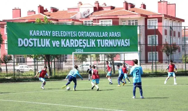 Karatay'da "3. Ortaokullar Arası Dostluk ve Kardeşlik Futbol Turnuvası"" başladı