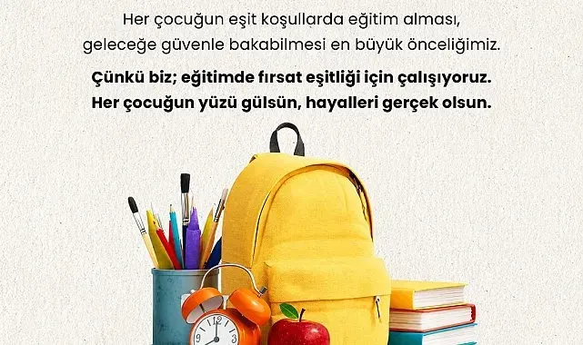 Marmaris Belediyesi'nden öğrencilere kırtasiye ve beslenme desteği