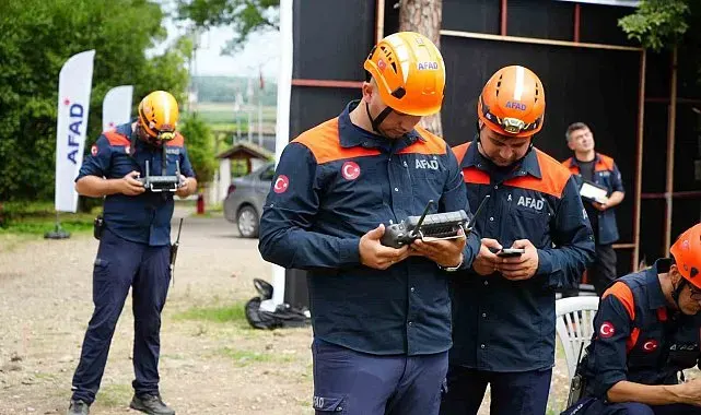 Samsun'da AFAD'ın İHA destekli arama-kurtarma yarışması başladı