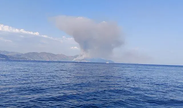 Marmaris'te orman yangını
