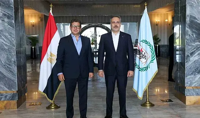 Bakan Fidan, Mısır Genel İstihbarat Servisi Başkanı Reşad ile bir araya geldi